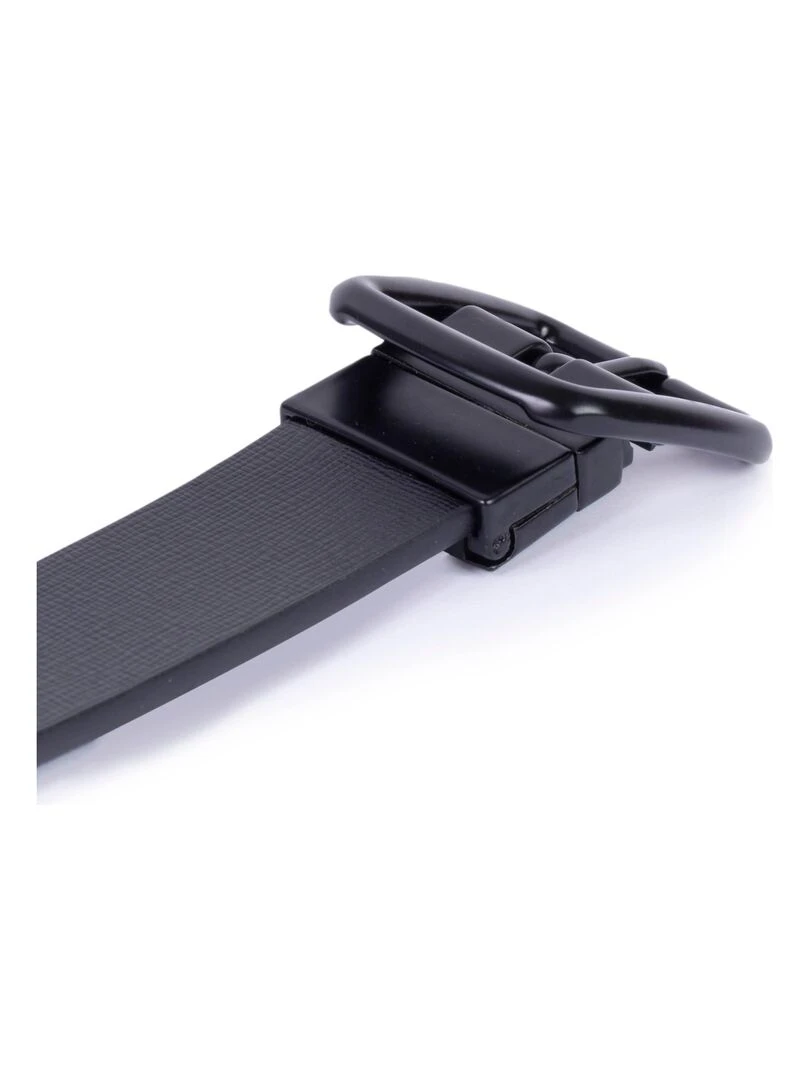 Ceinture 2 en 1 réversible Noir/Marine   Noir Bleu marine Noir