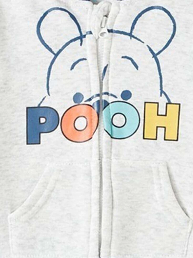 Disney   Ensemble ​​Veste pantalon bébé garçon Imprimé Winnie L'ourson   Gris