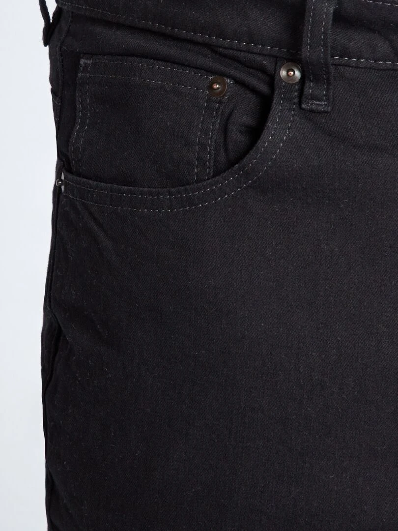 Jean slim à 5 poches   L30   Noir