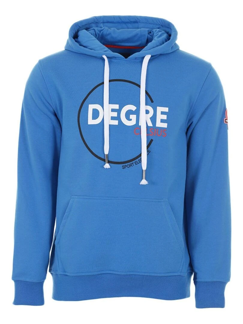 Sweat à capuche homme CINOR DEGRE CELSIUS Bleu
