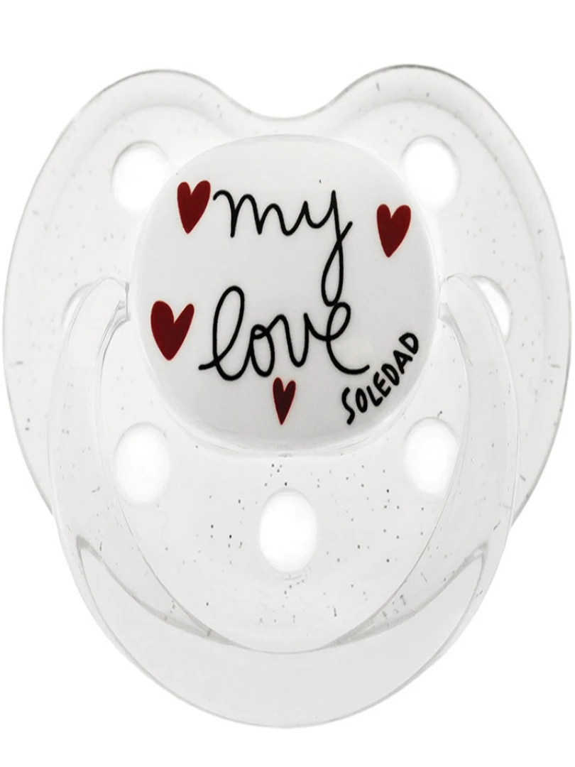 Sucette Bébé Physiologique My Love (6 Mois Et +) Rouge