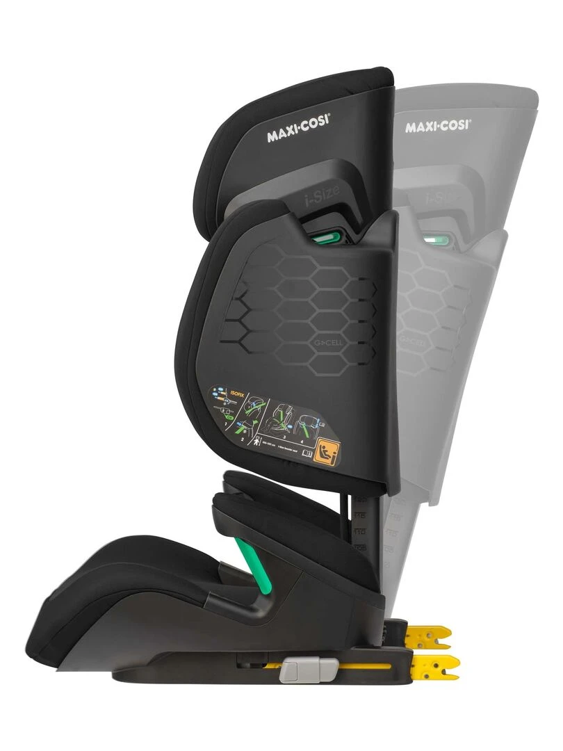 MAXI COSI Siège Auto Rodifix M I Size Groupe 2/3 Isofix Evolutif de 3 5 à 12 ans Black Noir Noir