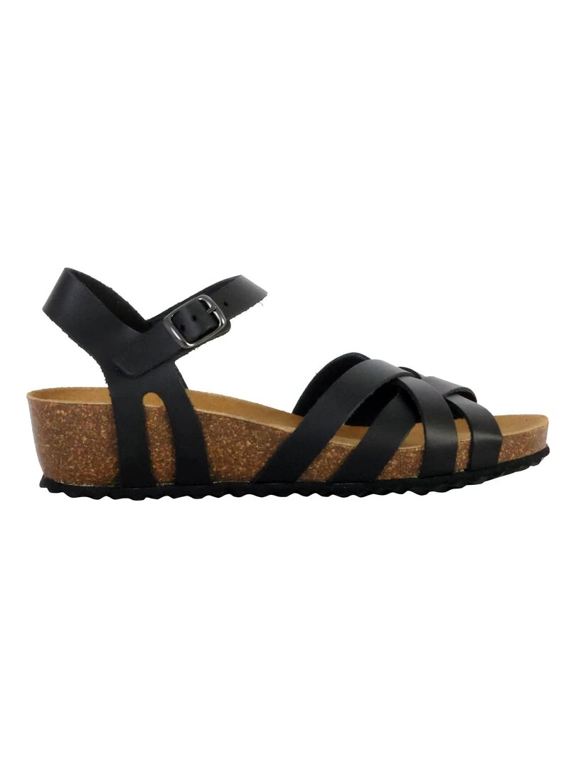 Sandales Cuir Geox Sthellae Noir