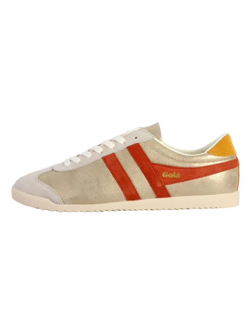 Basket Cuir Gola Bullet Blaze Doré/or