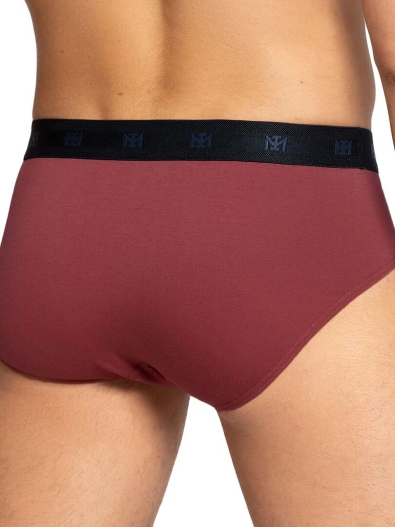 Pack de 2 slips unis en coton Hue   Rouge