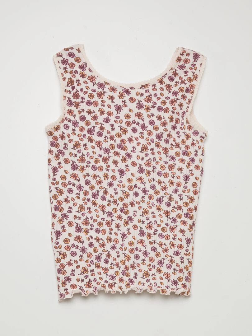 Débardeur à motif Rose