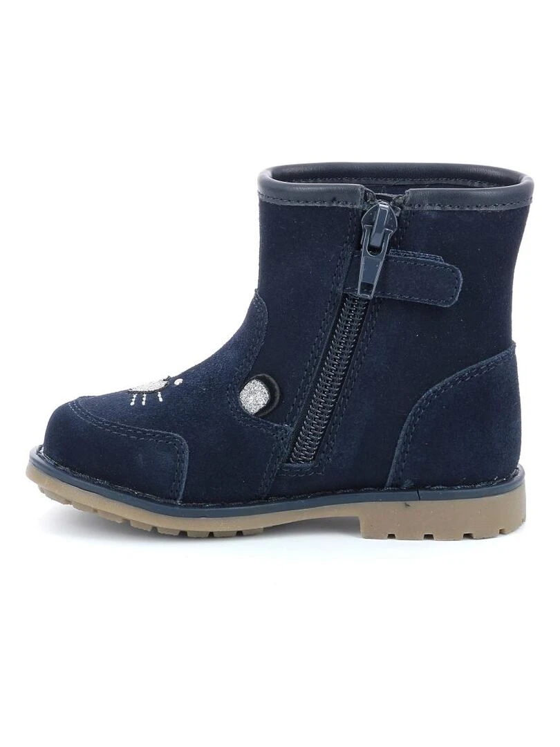 Boots Synthetique Stampcat   Bleu marine