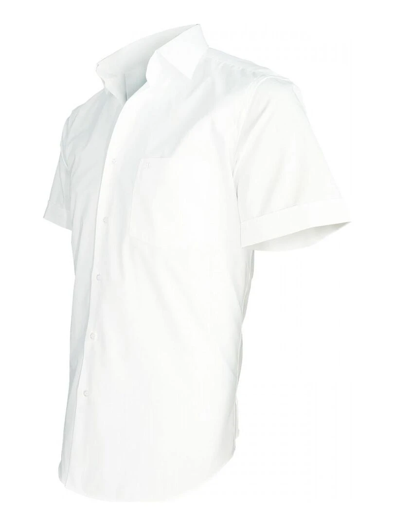 Chemise premium BASIC MANCHE COURTE   Blanc