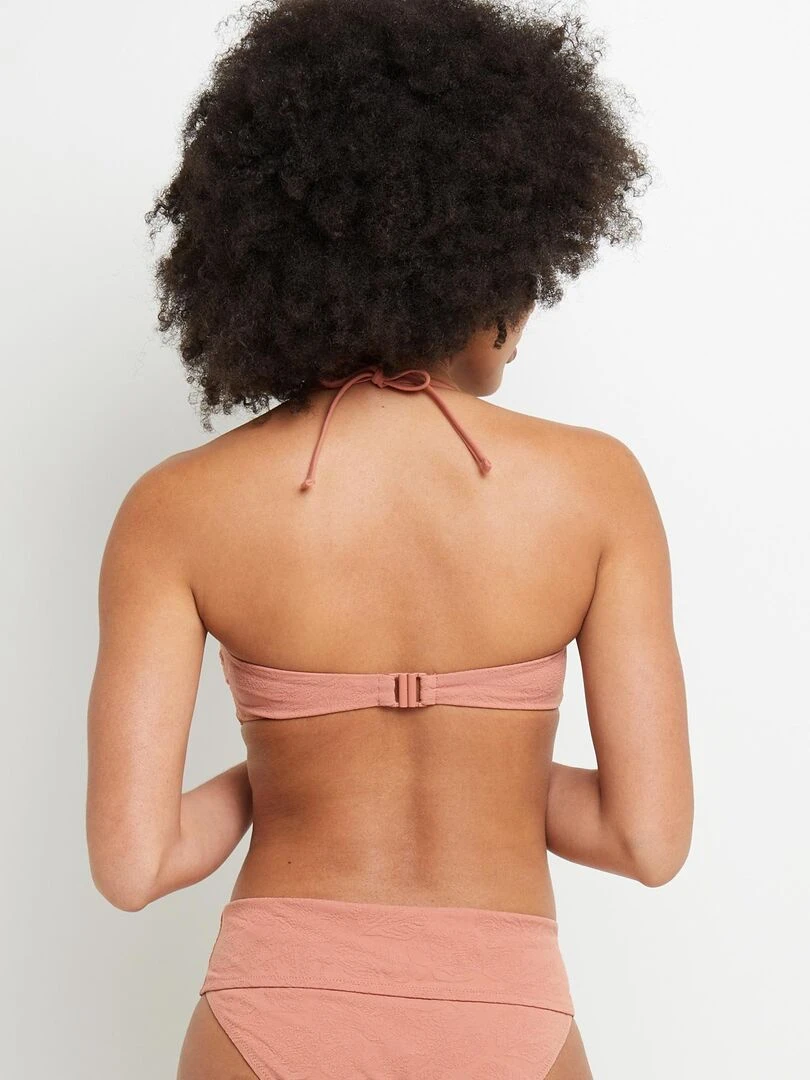 Maillot de bain bandeau microfibre Lady RougeGorge Lingerie Rose