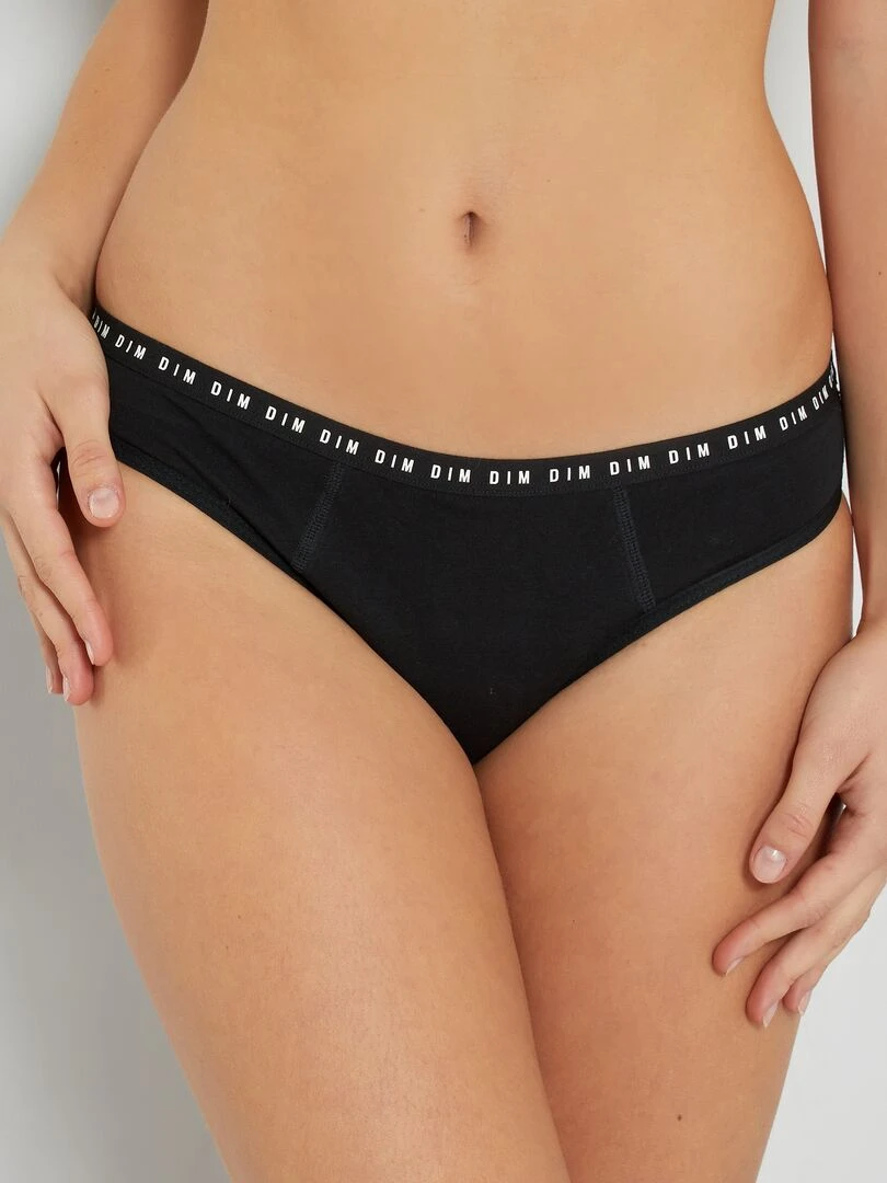 Culotte menstruelle Flux abondant 'DIM' Protect   noir