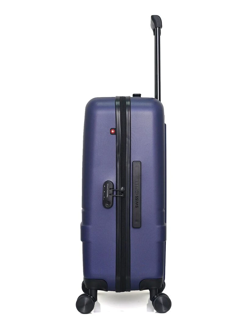 SWISS KOPPER   VALISE WEEKEND ABS USTER 4 ROUES 65 CM   Bleu marine