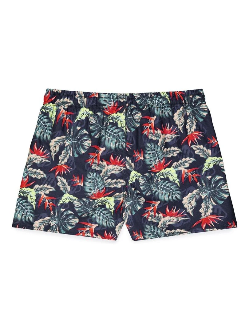 Boardshort court polyester recyclé homme Freegun Bleu