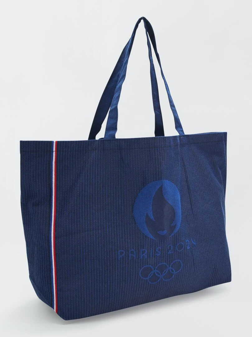 Grand tote bag   Paris 2024   Bleu marine