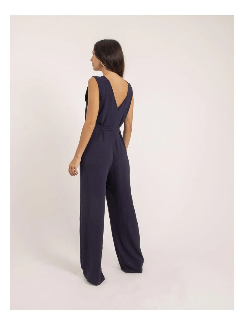 Combi pantalon et ceinture ELEA Bleu marine