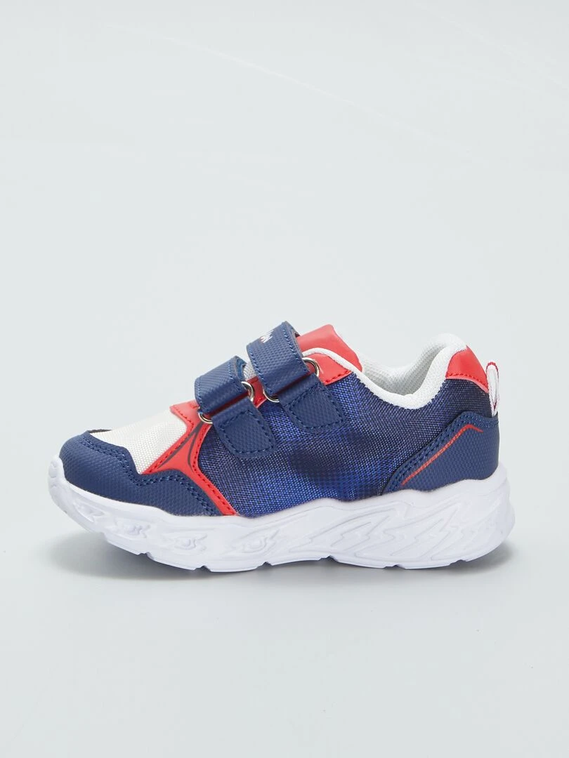 Baskets avec semelles lumineuses ‘Spiderman’   Bleu/blanc/rouge