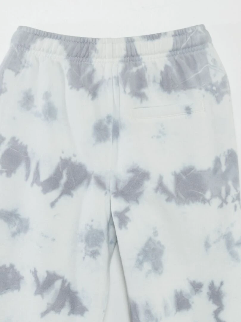 Jogging en molleton tie and dye   Gris