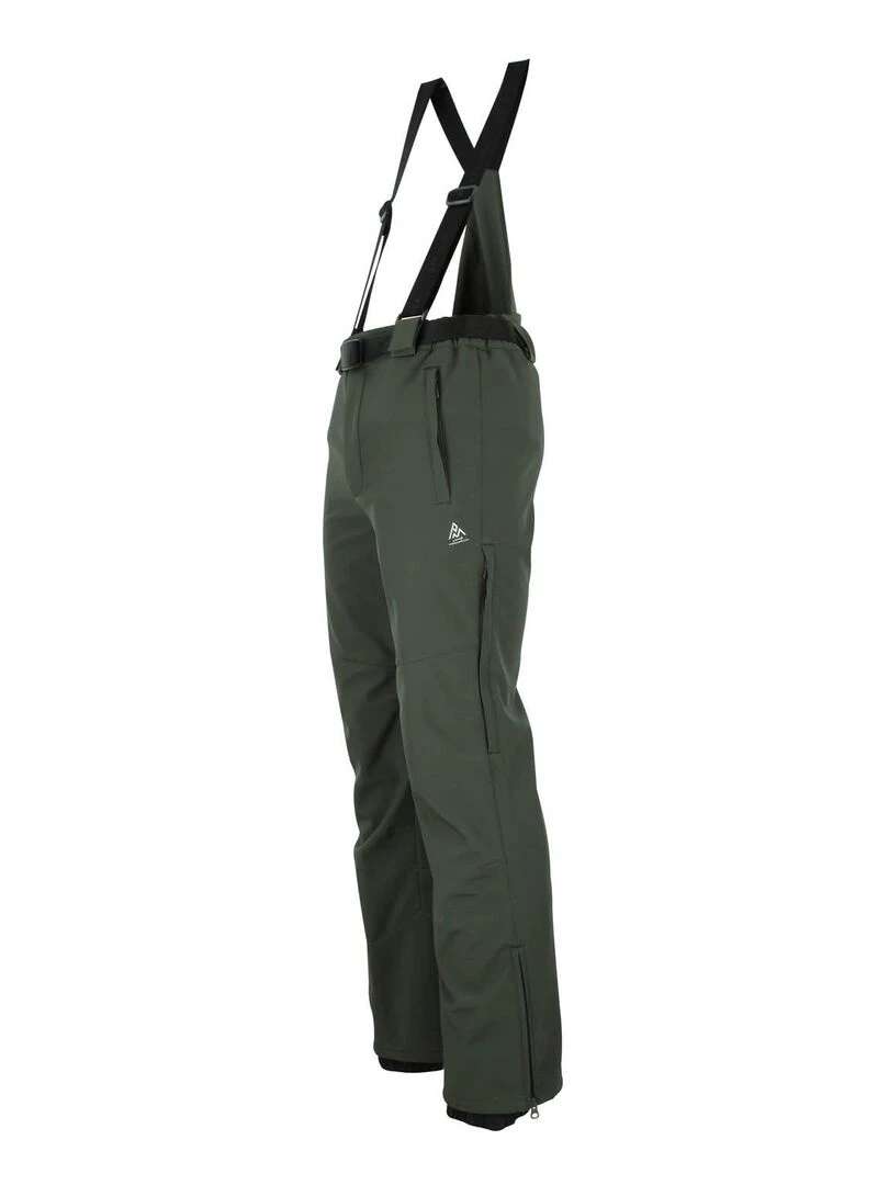 Pantalon de ski softshell homme CANDALO   PEAK MOUNTAIN   Kaki