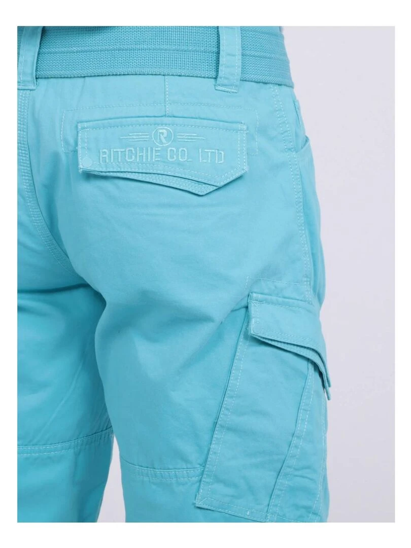 Bermuda battle BATISTIN   Bleu turquoise