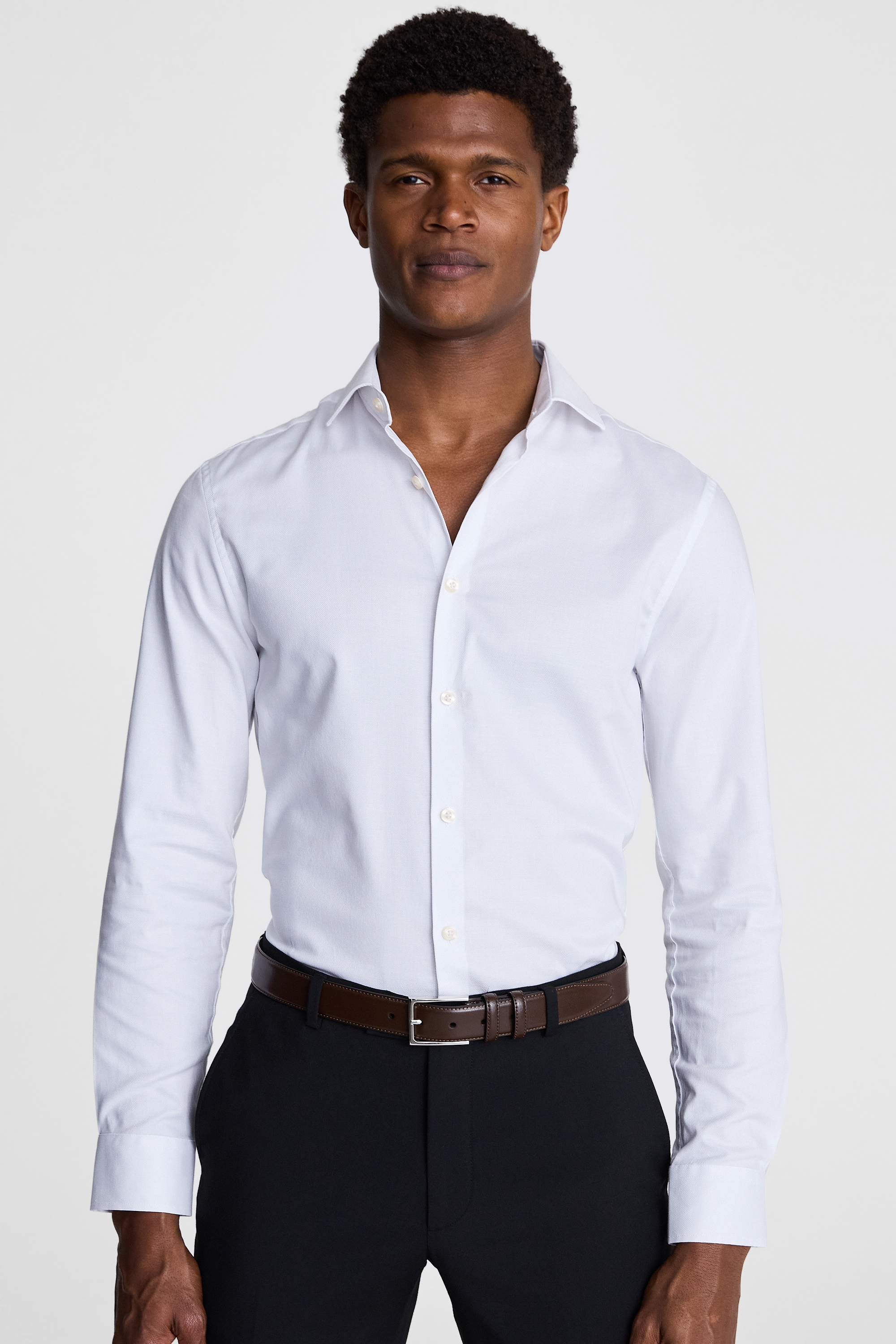 Classic Brown Leather Belt   Buy Online at Moss