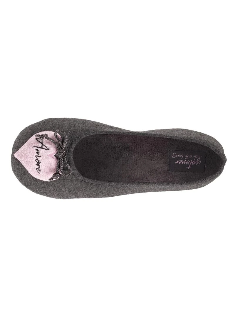 Chaussons Ballerines Junior Amore Gris chiné