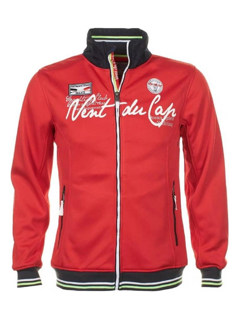 Blouson sweat homme CELO VENT DU CAP Rouge