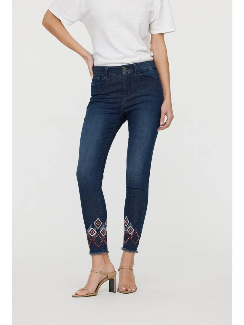 Lee Cooper Jean coton skinny LC115 Bleu foncé