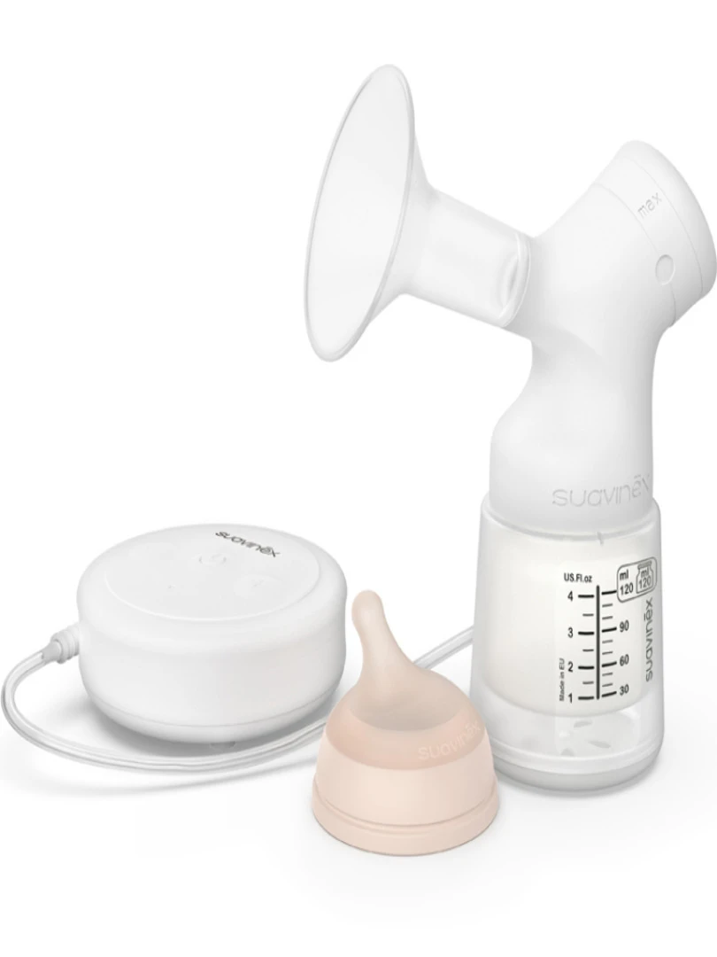 Tire lait électrique + biberon Zéro Zéro (120 ml) Blanc