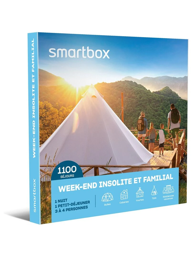 SMARTBOX Coffret Cadeau Week end insolite et familial Séjour N/A