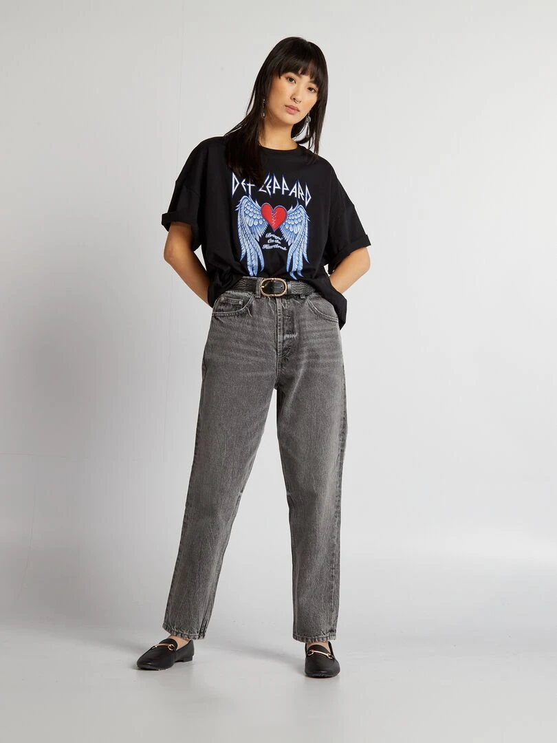 T shirt 'Def Leppard' noir