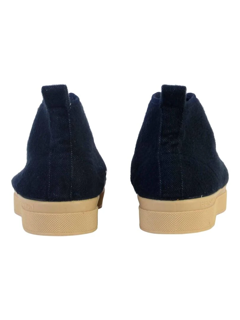 Tennis Lacets Bensimon Stella Wool   Bleu