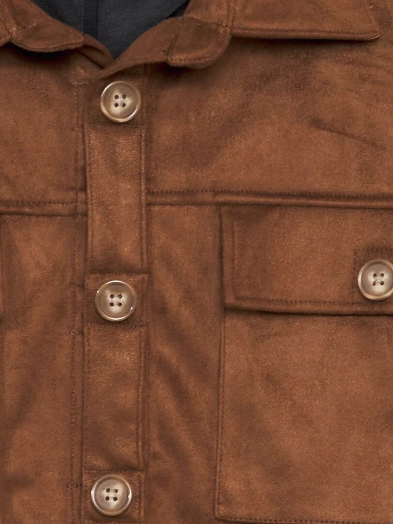 Veste en suédine So Easy Marron