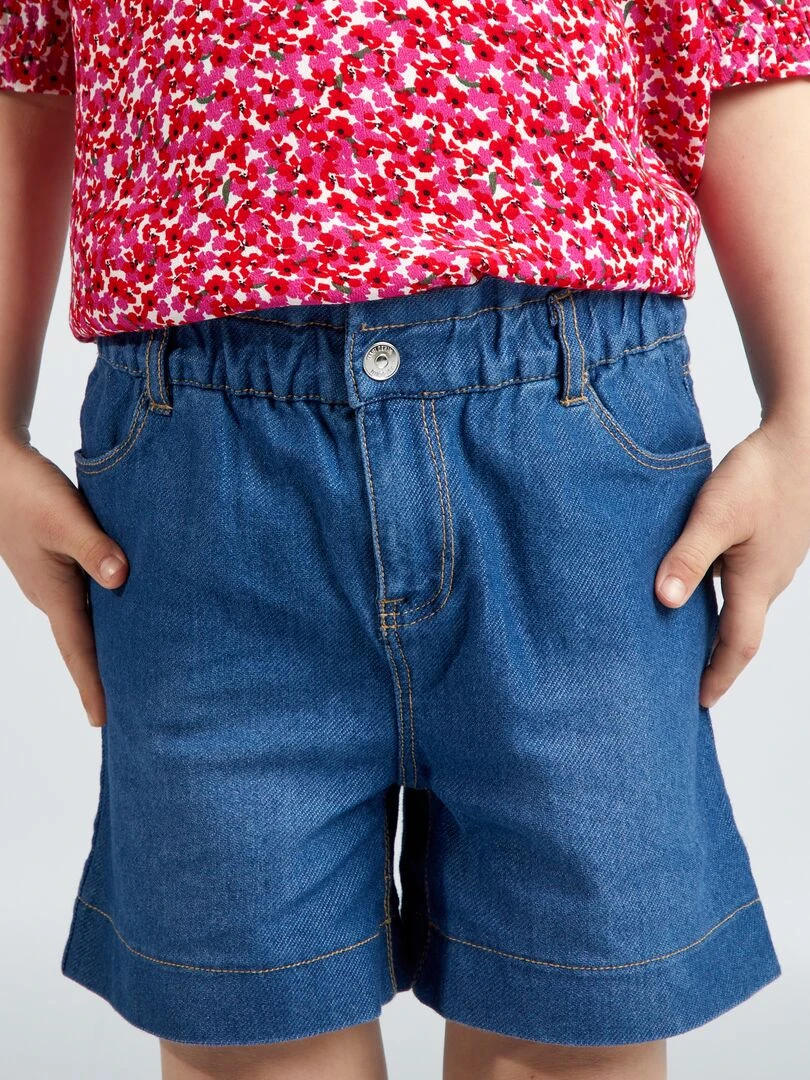 Short en denim   So Easy   Bleu brut