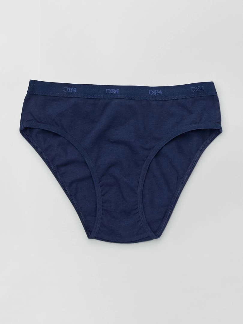 Lot de 3 culottes Les Pockets de 'DIM'   blanc/bleu/rose