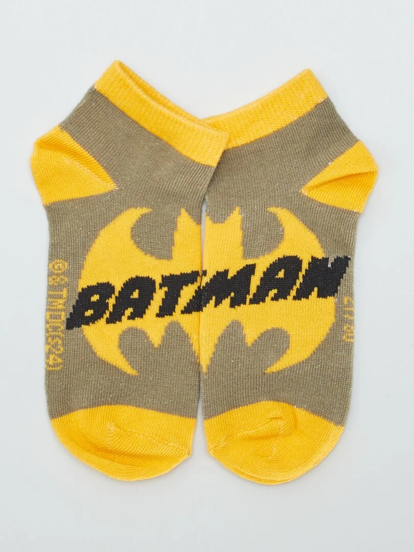 Lot de chaussettes 'Batman'   3 paires   Blanc