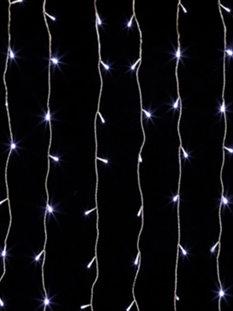 Rideau digital 224 LED Blanc