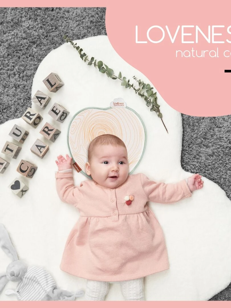 Cale Tête Lovenest Natural Care Babymoov Orange