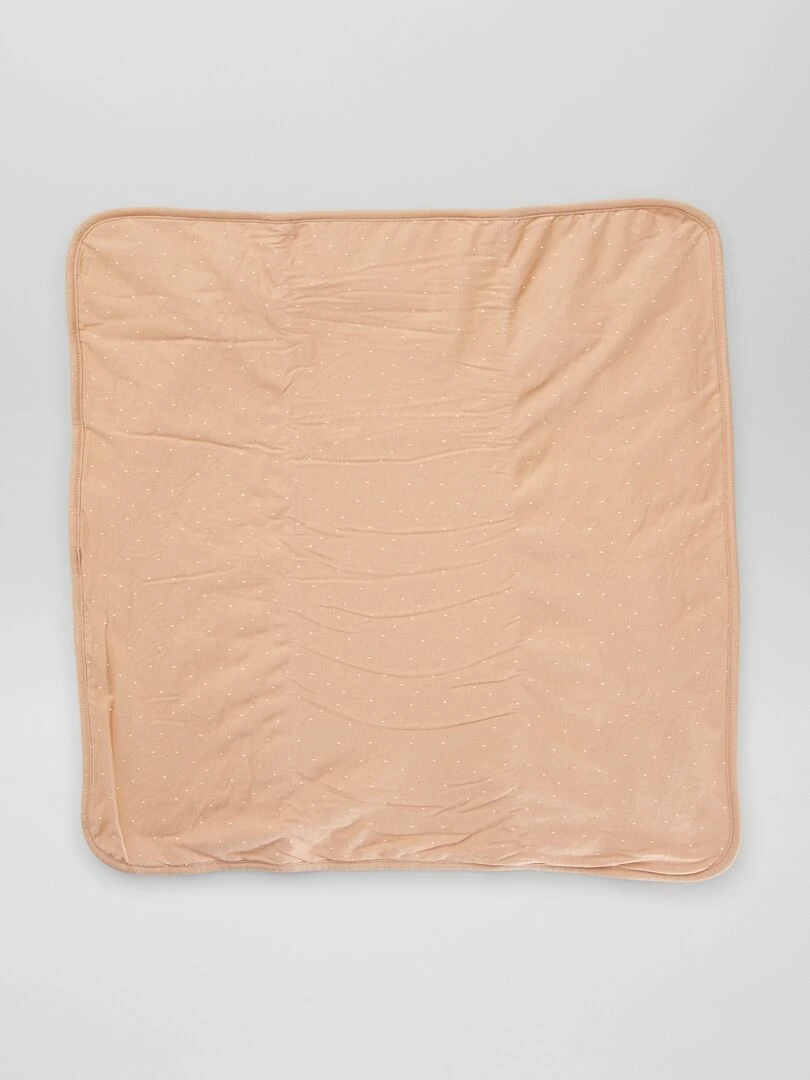 Couverture petit format en polaire   Beige
