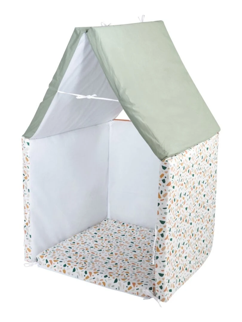 Candide Tapis de jeu bébé XL Terrazzo Blanc Vert
