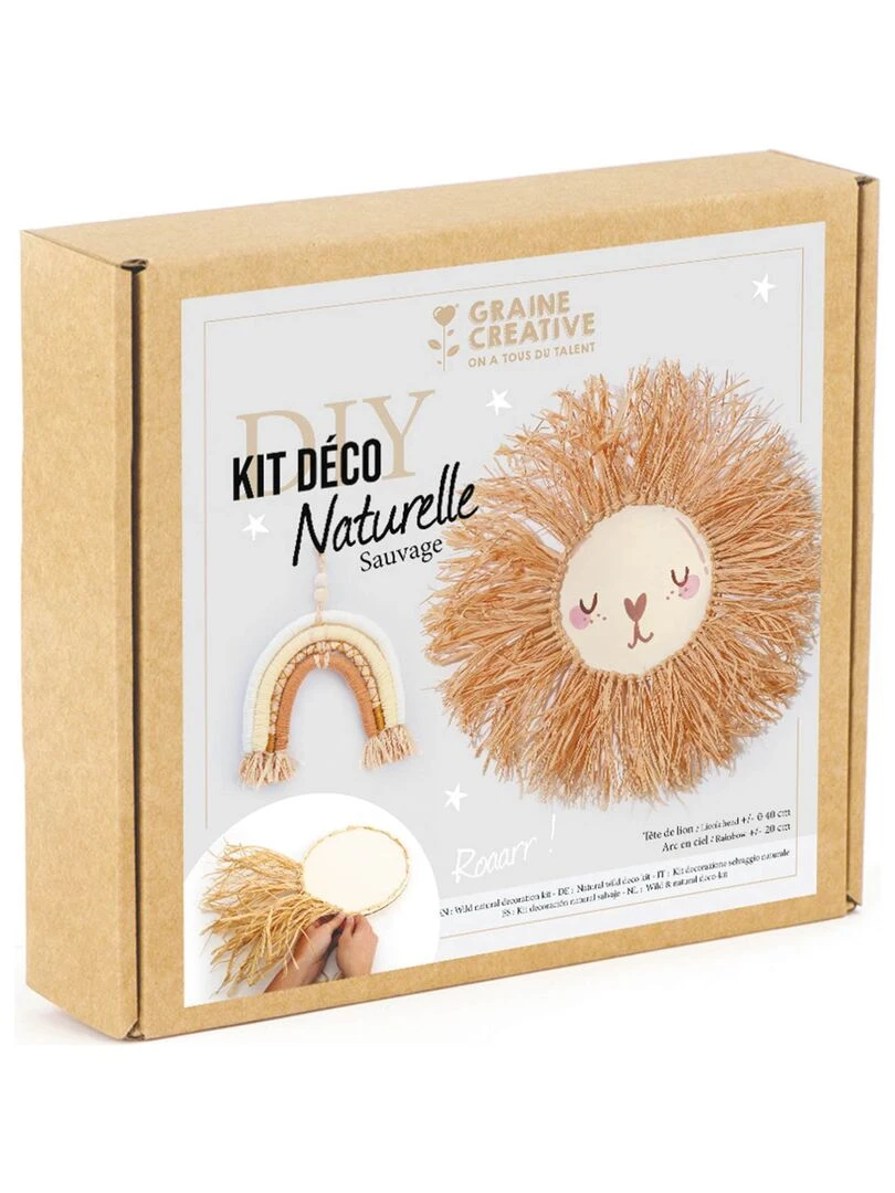 Décorations murales naturelles pour chambre d'enfant Coffret DIY Multicolore