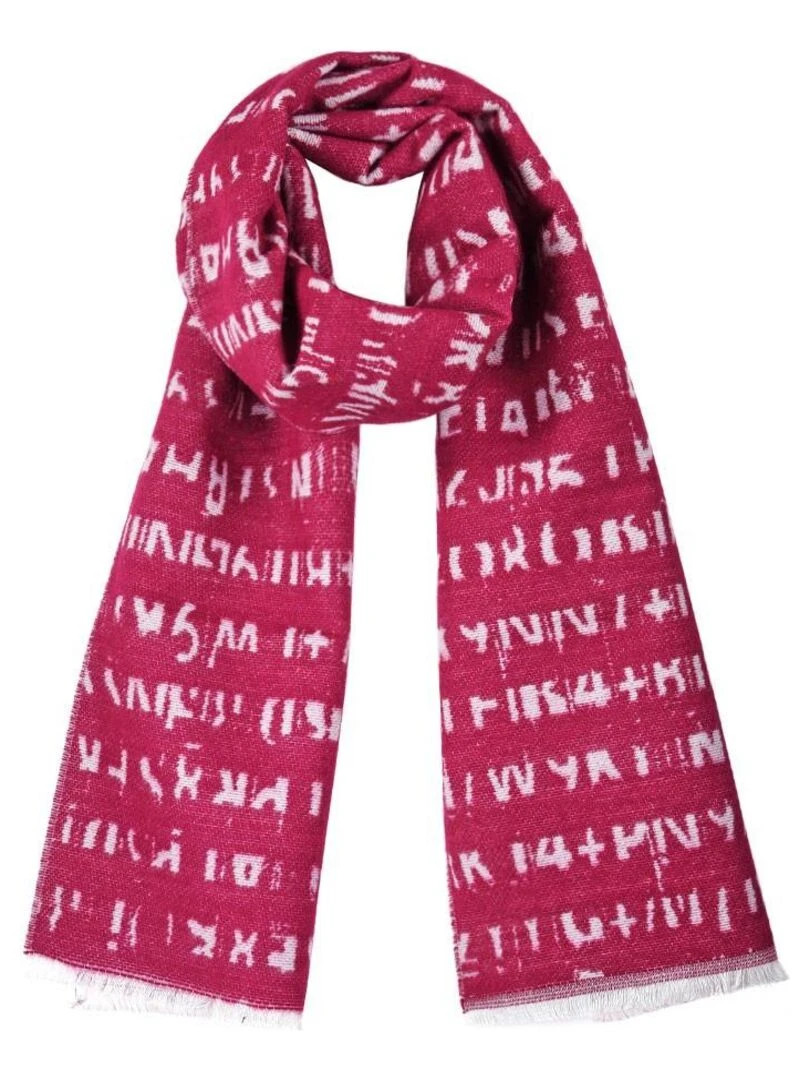 Echarpe Siri Fabriqué en France Rose fushia