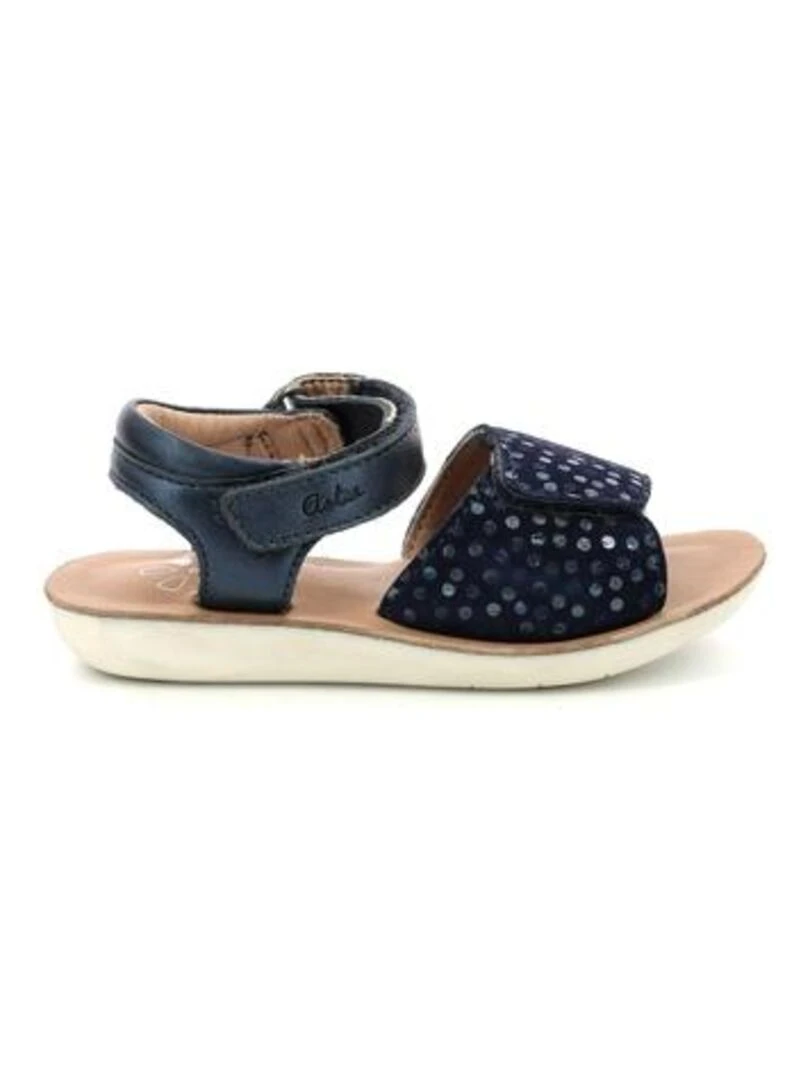 Sandales Cuir Theania Bleu marine