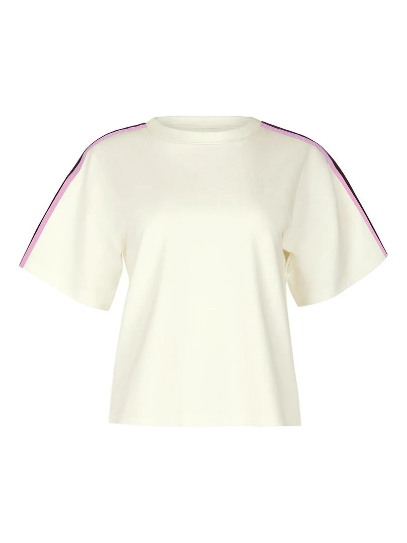 T shirt manches courtes Retromania   Ecru
