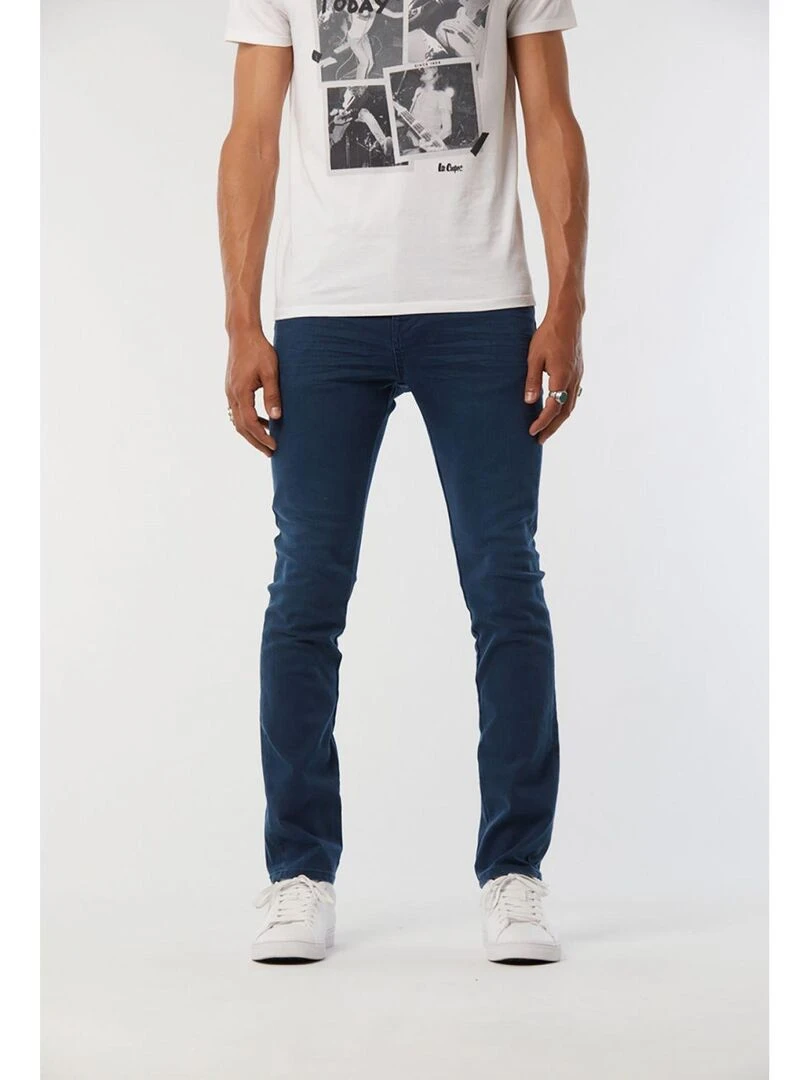 Lee Cooper Jean coton slim LC030 Bleu