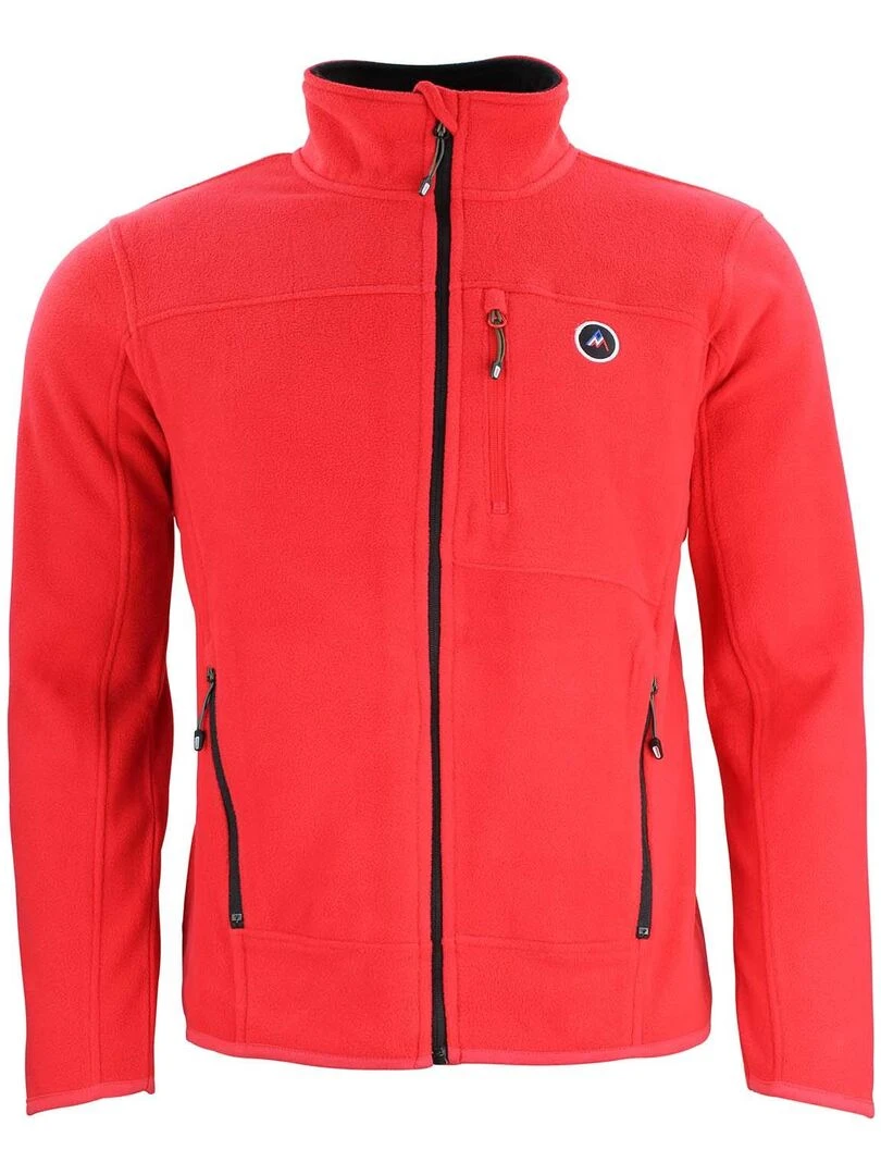Blouson polaire homme CALONOR PEAK MOUNTAIN Rouge