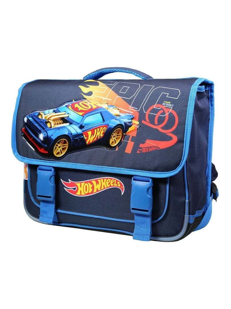 BAGTROTTER Cartable 38 cm Hot Wheels Voitures Bleu Bleu