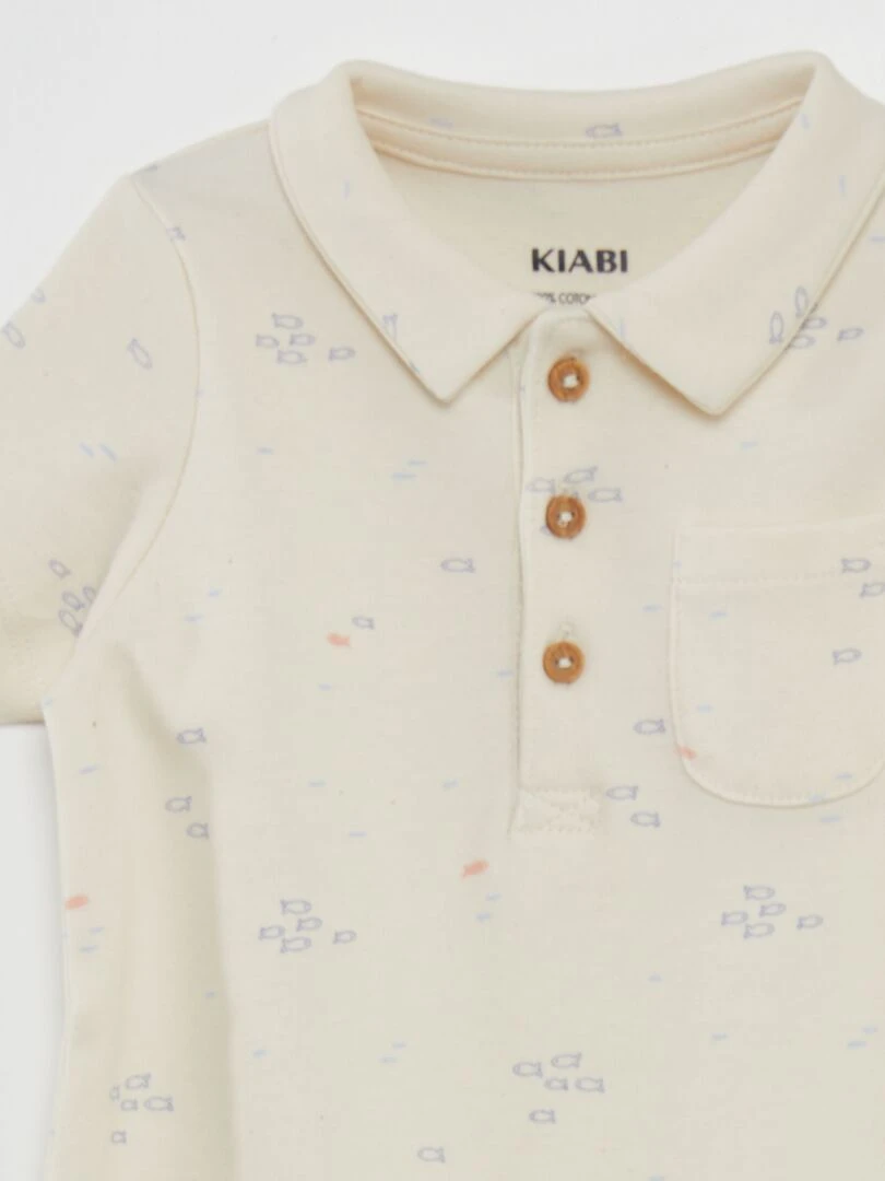 Pyjama dors bien court Blanc