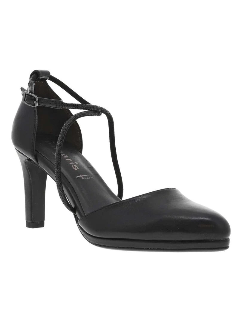 CHATTAWAK   Robe courte droite   Noir