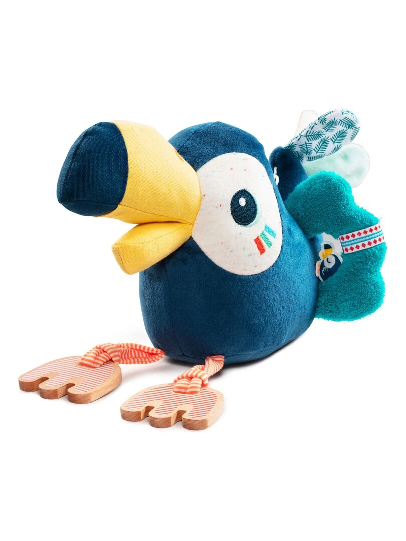 Peluche d'activités Pablo le toucan   Bleu