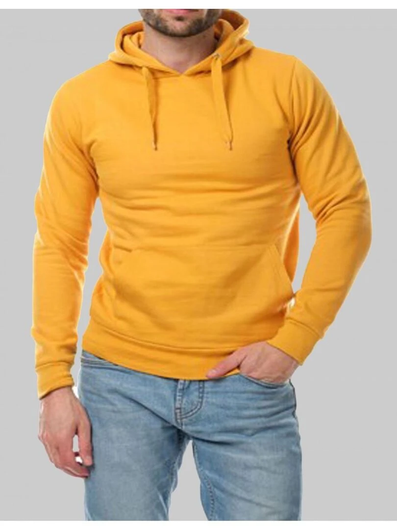 Sweat à capuche Kebello Jaune