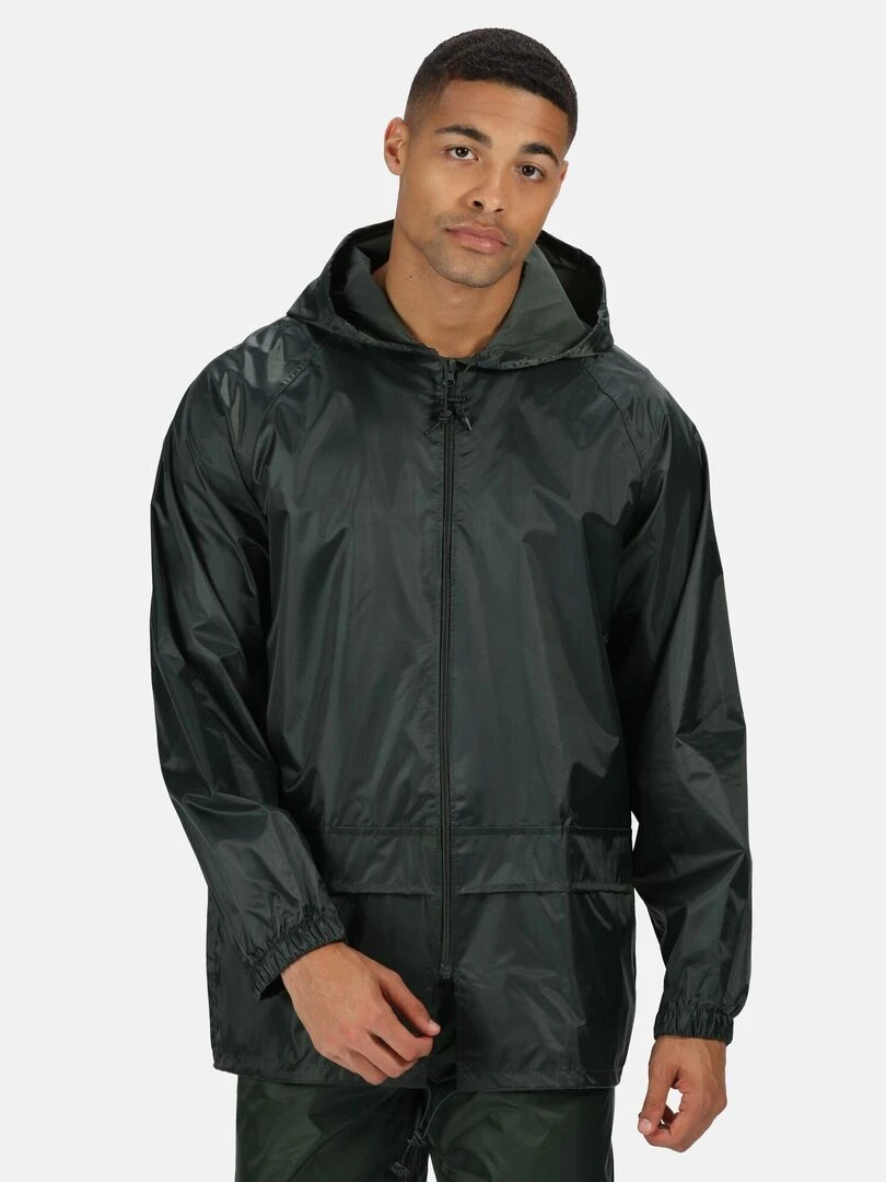 Regatta Stormbreak   Veste imperméable à capuche   Vert foncé